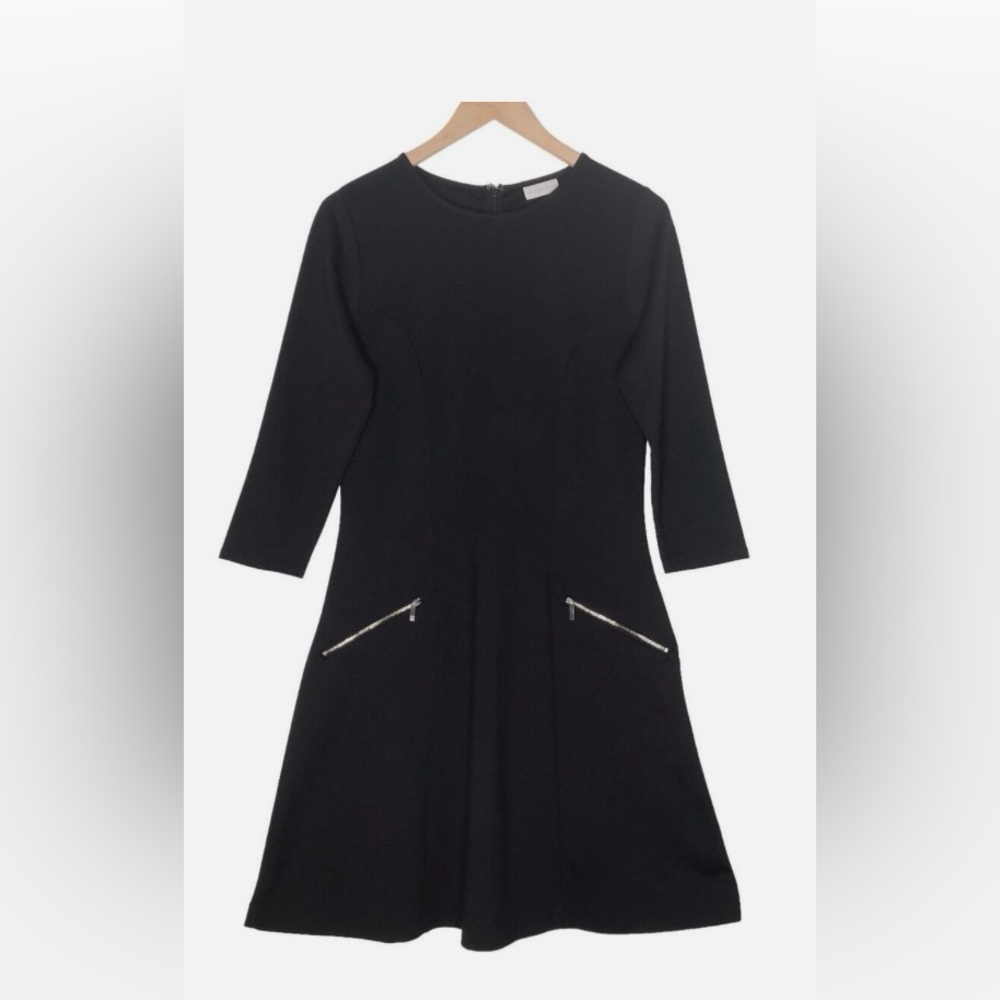 Y2K New York & Company Black Dress Sz XS Petite